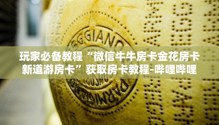 玩家必备教程“微信牛牛房卡金花房卡新道游房卡”获取房卡教程-哔哩哔哩