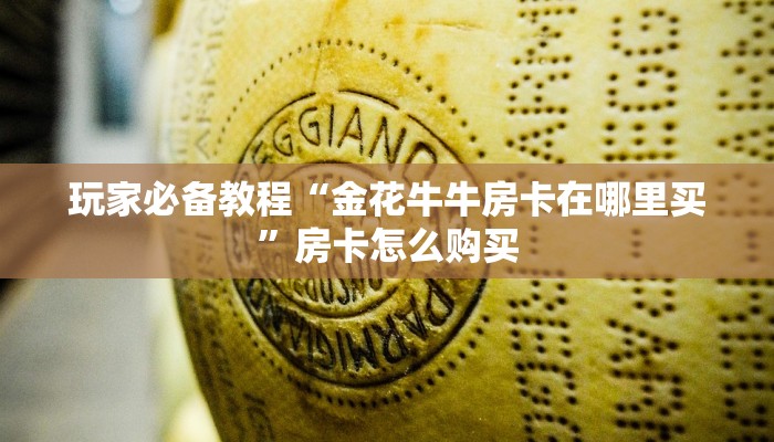 玩家必备教程“金花牛牛房卡在哪里买”房卡怎么购买
