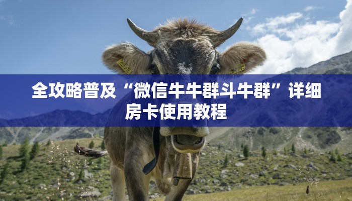 全攻略普及“微信牛牛群斗牛群”详细房卡使用教程
