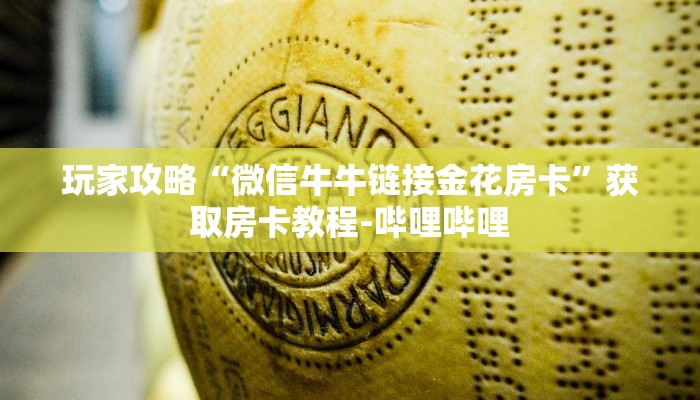 玩家攻略“微信牛牛链接金花房卡”获取房卡教程-哔哩哔哩